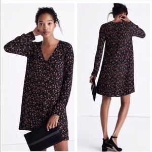 Madewell x Sezane silk mini dress